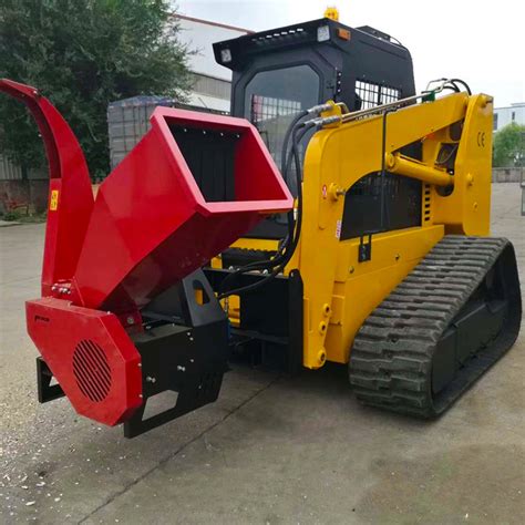 hydraulic chipper for skid steer|skid steer mounted wood chipper.